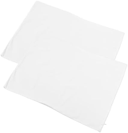 BESTOYARD Cotton Pillowcases with Zipper 2PCS Set
