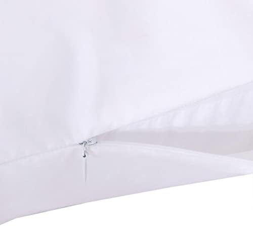 Royal Bedding Zippered Pillow Protectors King Size Waterproof 100 Microfiber