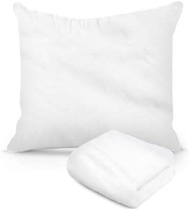 Continental Bedding Zippered Fleece Pillow Protectors 18x18 Inch Pack of 1