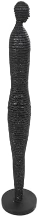 Deco 79 Polystone Black Statues Tall Slim Figure