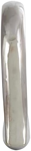 Deco 79 Silver Ceramic Heart Sculpture Abstract Modern Decor