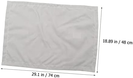 Alipis 2Pc Washable Microfiber Pillowcases - Grey Breathable and Comfortable