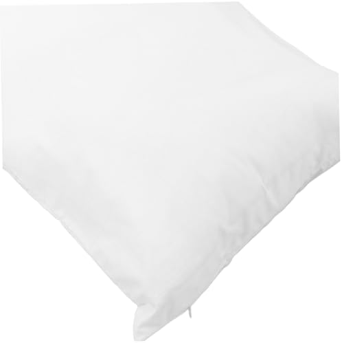 2pcs Solid Cotton Pillowcase with Zipper Closure