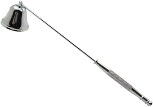 Gold-Finish Metal Candle Snuffer - Safe Elegant