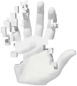 Coanwo Modern Mosaic Hand Sculpture Table Decor