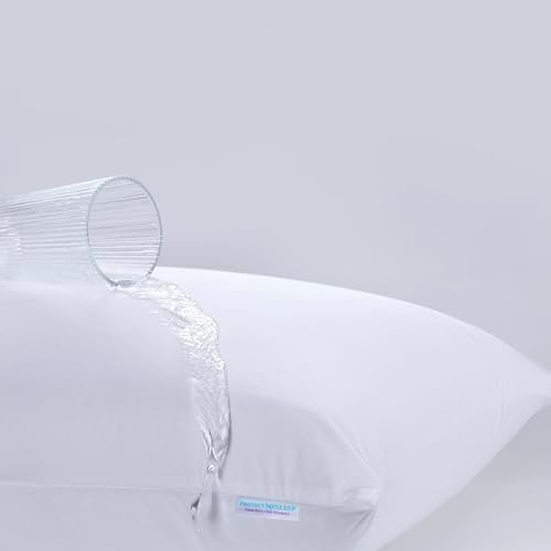 ProtectMySleep Tencel Pillow Protectors - 2-Pack Waterproof Hypoallergenic