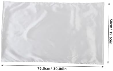 Hemobllo Ice Silk Pillowcase Queen Size Cooling Travel Pillow Envelope Closure