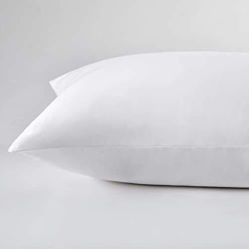 LOSAFEFE 100 Cotton Zip Pillow Cases King Size Set of 4