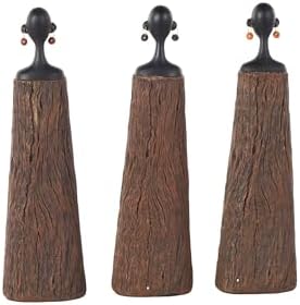 Deco 79 African Woman Resin Sculpture Set of 3