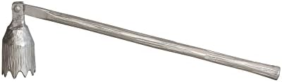 Creative Co-Op Cast Iron Flower Candle Snuffer with Pewter Finish