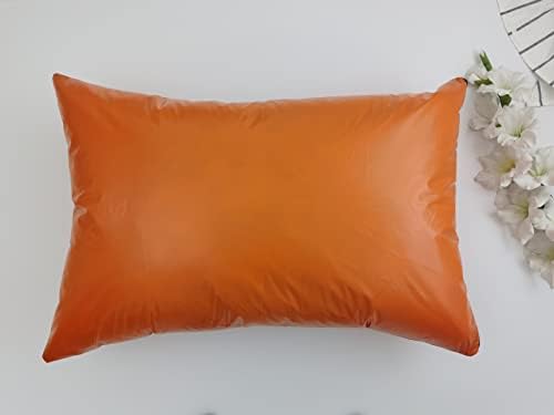 BECKCOVER 2pcs PU Pillowcases With Zipper Protectors