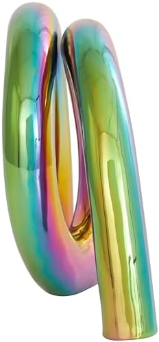 Deco 79 Multi-Colored Ceramic Abstract Statue