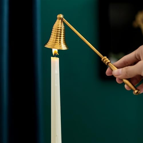 Vintage Brass Candle Snuffer with Long Handle