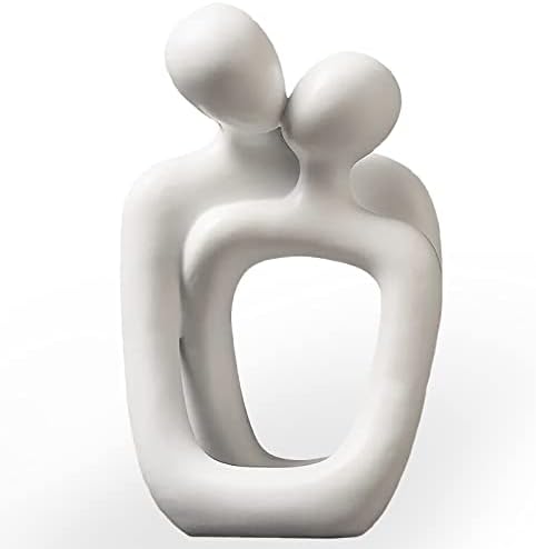BANOMII Abstract Couple Statue Minimalist Bedroom Decor