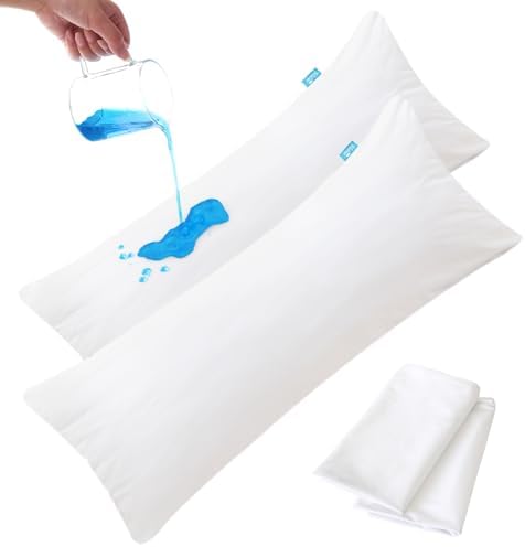 Biloban Body Pillow Protector 2 Pack Waterproof Zipper Case