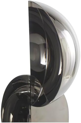 Deco 79 Crystal Geometric Black Statue