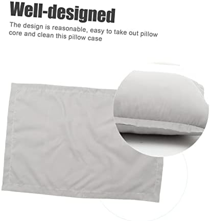 Garneck Pillow Case Set 2 Pcs Solid Grey Pillow Covers