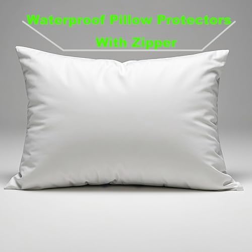 MOONVAN Waterproof Pillow Protector with Zipper