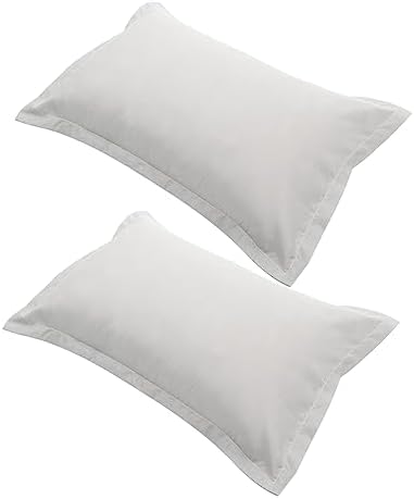 Luxshiny Upgrade Solid Grey Pillowcase Set 2 Pieces 1