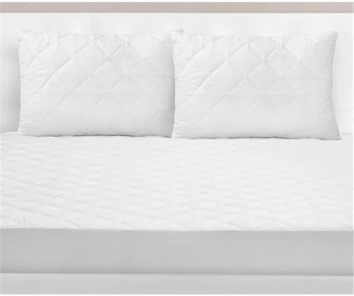 Pemberly Row Quilted King Pillow Protector Cover Set of 2