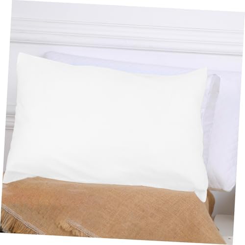 2pcs Solid Cotton Pillowcase with Zipper Closure