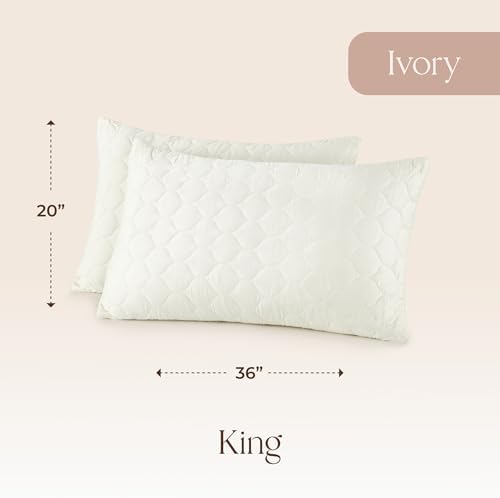 Organic Cotton Pillow Protector 2 Pack - King Size
