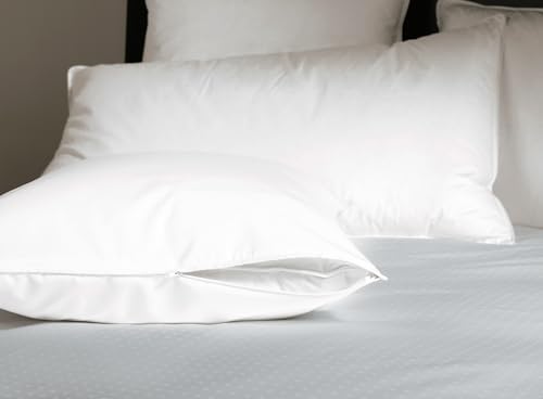 Down Direct Supreme Sateen Pillow Protectors Set of 2 King 100 Cotton