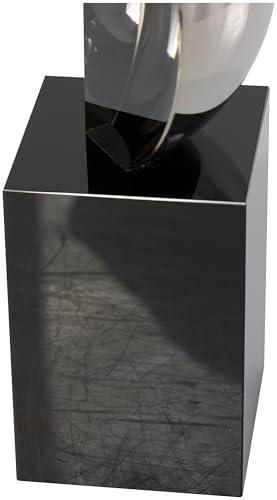 Deco 79 Crystal Geometric Black Statue