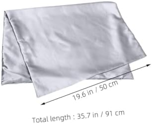 Ice Silk Pillowcase 1 Pair Cooling Zipper Pillow Covers
