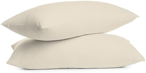 SUPREME ELEGANCE 100 Cotton Pillowcases - Fresh Ivory