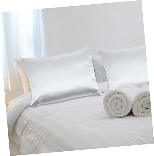 STOBAZA 2pcs Ice Silk Pillowcases Queen Size Cooling Pillow Covers