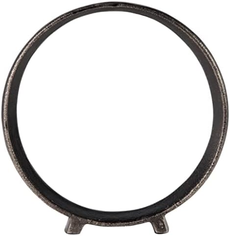 Signature Design by Ashley Ryandale Round Metal Sculpture Antique Black
