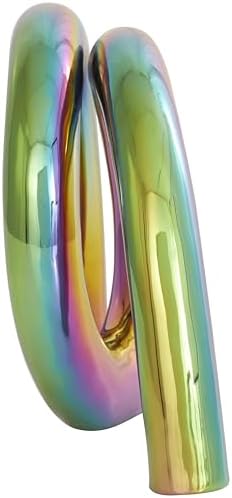 Deco 79 Multi-Colored Ceramic Abstract Statue