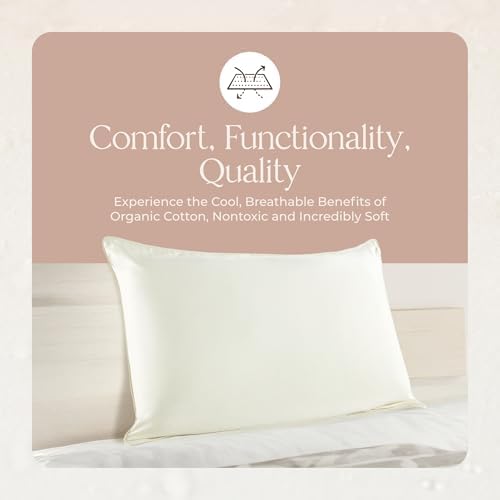 Whisper Organics Pillow Protector 2 Pack Queen Size