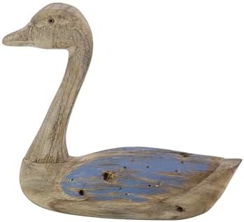 Deco 79 Wood Duck Sculpture Home Decor Set of 2