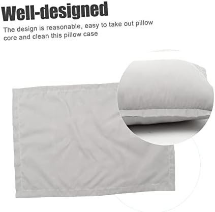 HEALLILY 2Pcs Grey Pillowcases for Comfort and Protection