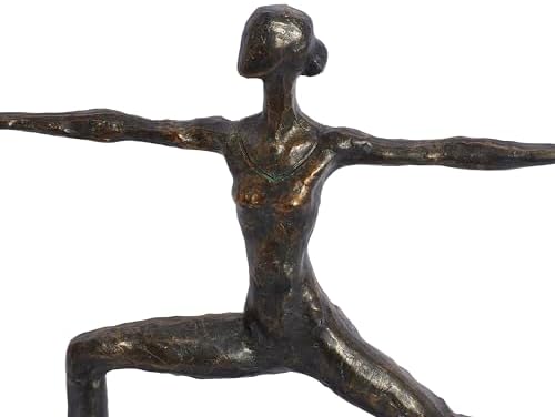 Deco 79 Brass Yoga Sculpture Home Decor Statue