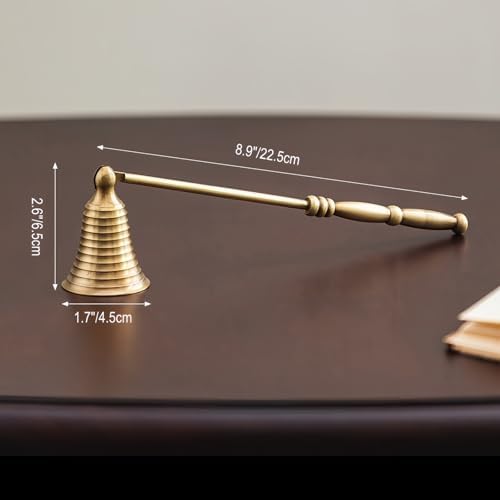 Vintage Brass Candle Snuffer with Long Handle
