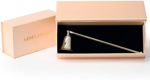 MINKY HANDY Brass Candle Snuffer - Silver Finish