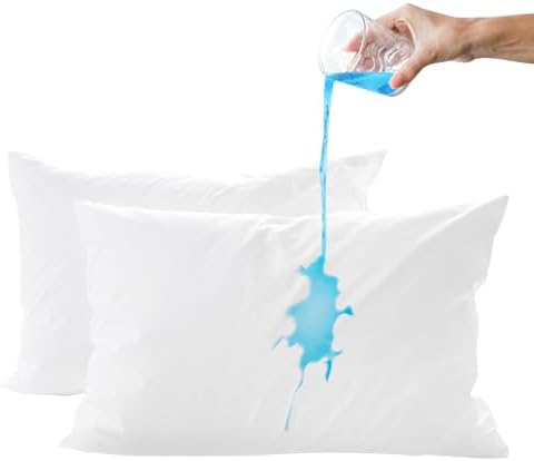 Fairpeak Waterproof Pillow Protector King Size 4 Pack