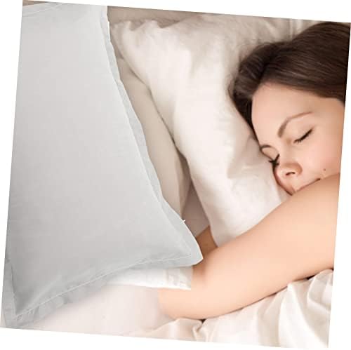 Garneck Pillow Case Set 2 Pcs Solid Grey Pillow Covers