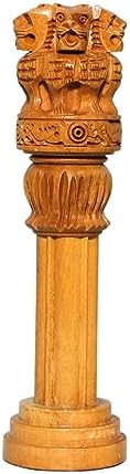 Shri Shri Wooden Ashoka Stambh Table Decor