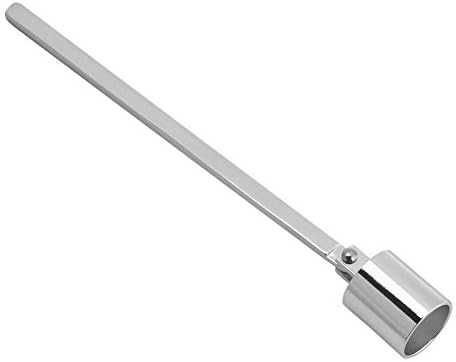 Walfront Stainless Steel Candle Snuffer Tool Hook Silver