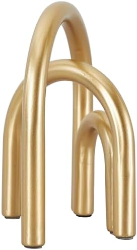 Deco 79 Gold Metal Geometric Arch Sculpture Home Decor Statue