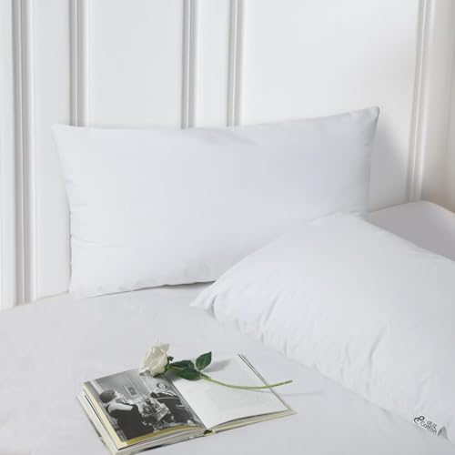 Waterproof Pillow Protectors with Zipper - 2 Pack King Size