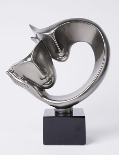 Abstract Lover Sculpture - Modern Arts Figurine 106 Inch