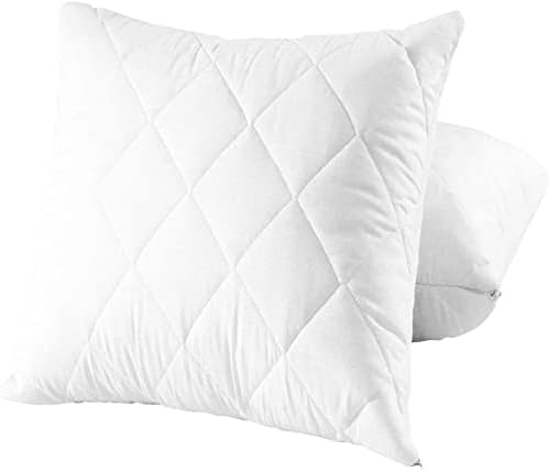Waterproof Quilted Pillow Protectors King Size Set of 2