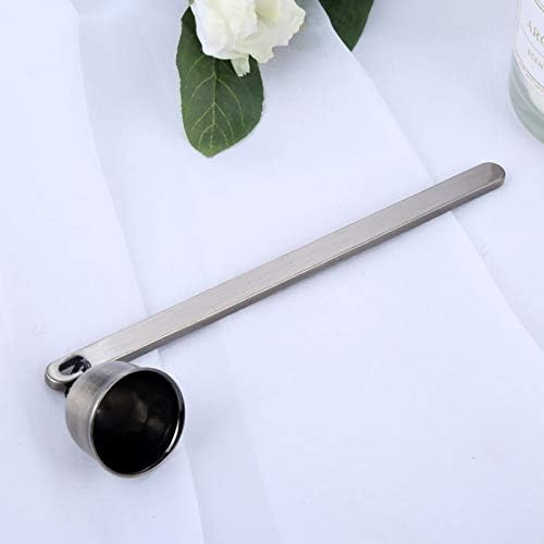 MUXSAM Candle Snuffer Bell-Shaped Stainless Steel Wick Extinguisher for Candle Lovers