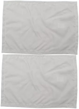 2pcs Solid Gray Microfiber Pillow Cases with Zippered Design