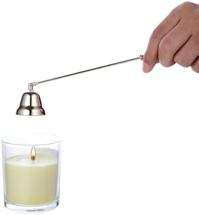 Large Candle Wick Trimmer and Snuffer Set with Long Handle
